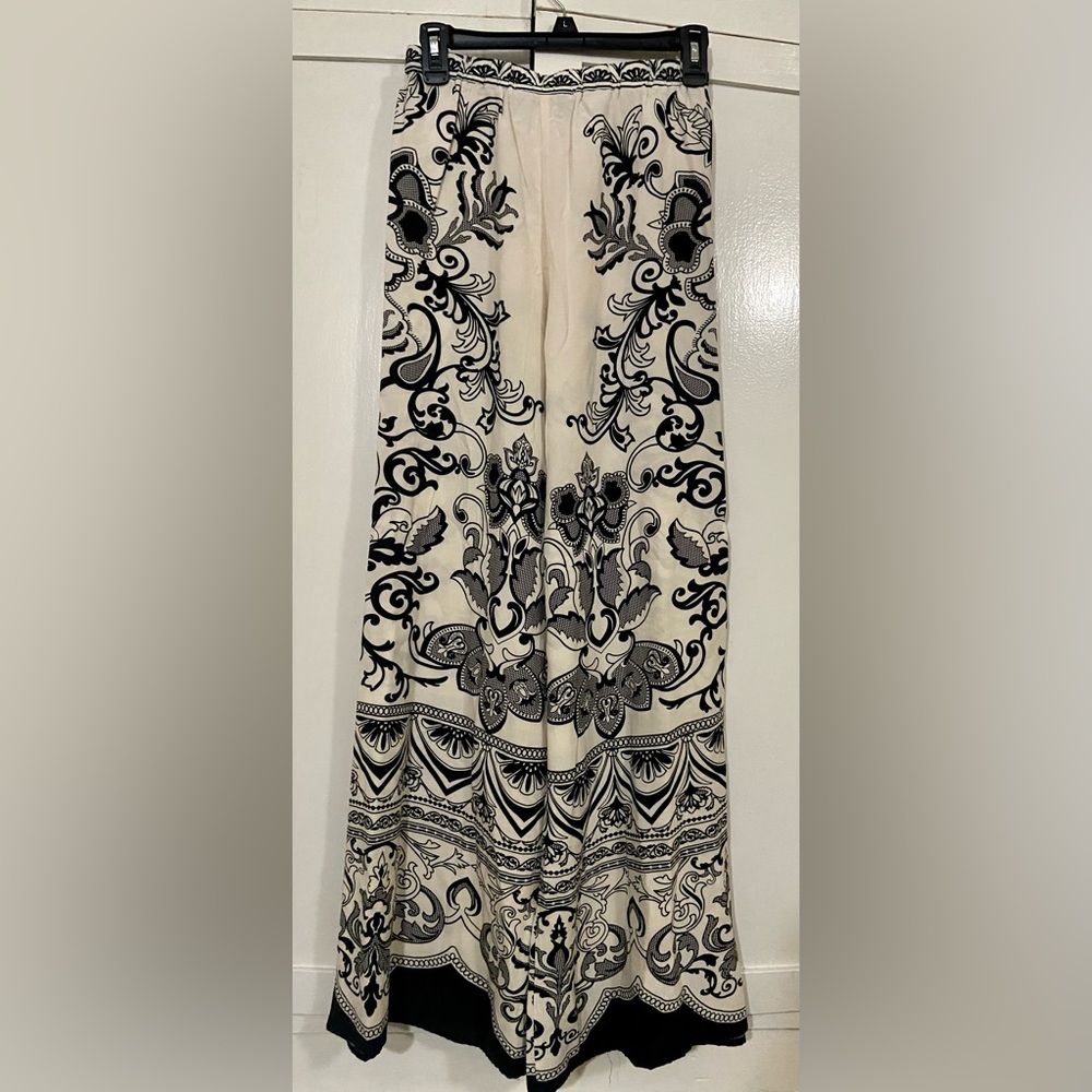 Flying Tomato black and cream patterned pants - Picture 4 of 6